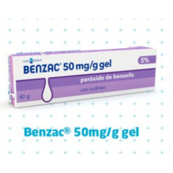 Benzac 5, 50 mg/g-40 g x 1 gel bisnaga