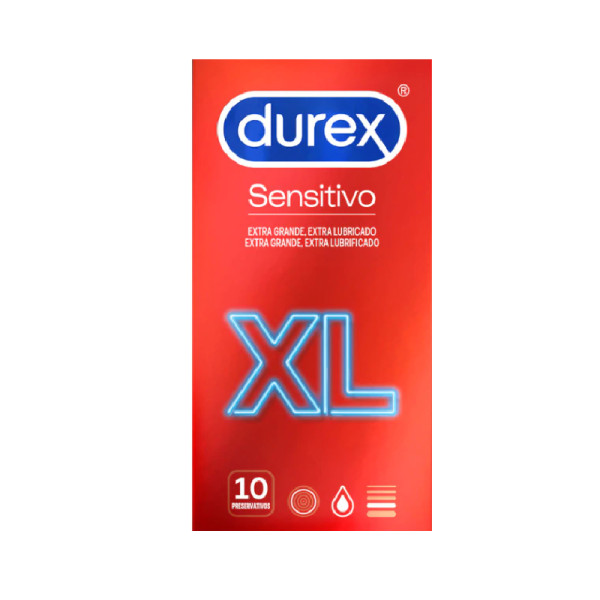 Durex Sensitivo Preservativo Xl X10,