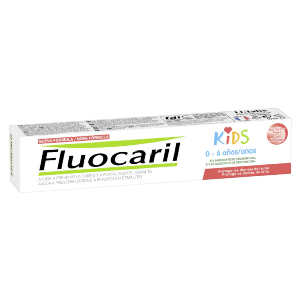 Fluocaril Kids Gel Dent Morango 50 Ml