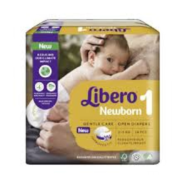 LIBERO Newborn 1 <mark>F</mark>raldas | 2-5kg | 24 Unid.