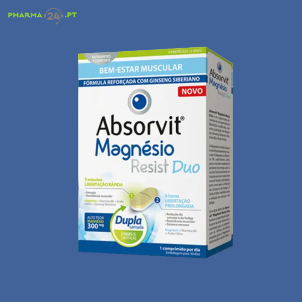 Absorvit Magnésio Resist Duo Comp X30