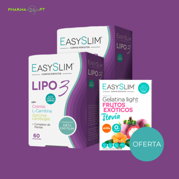 Easyslim Lipo3 PACK 2X60 comps OFERTA Gelatina