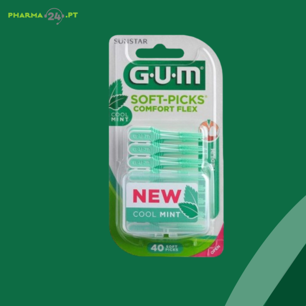 Gum Soft Picks Comfort Flex Med Mint X40