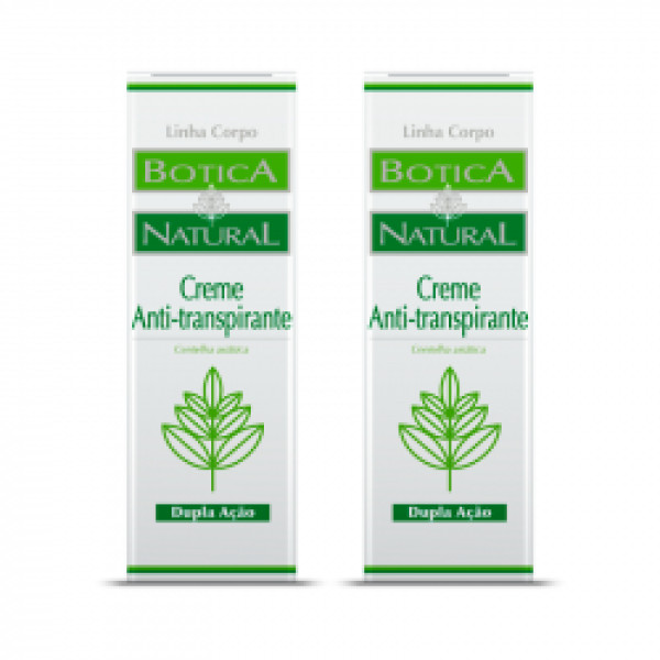 Botica Natural Duo Creme antitranspirante 2 x 75 g com Desconto de 50% na 2ª Embalagem