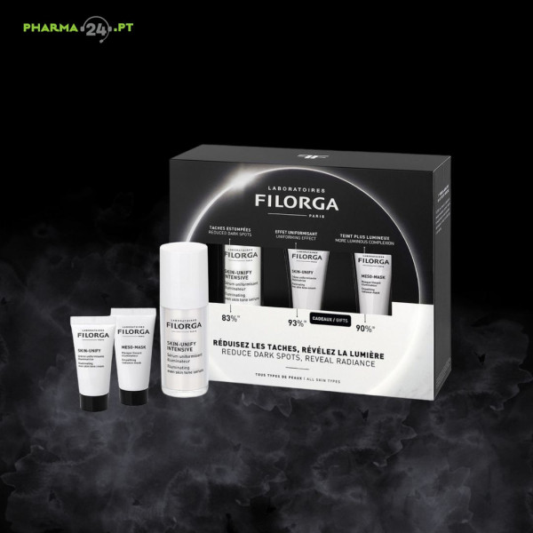 <mark>F</mark>ILORGA Skin Unify Intensive Sérum uniformizador iluminador 30 ml com Oferta de Creme 15 ml + Meso-Mask 15 ml