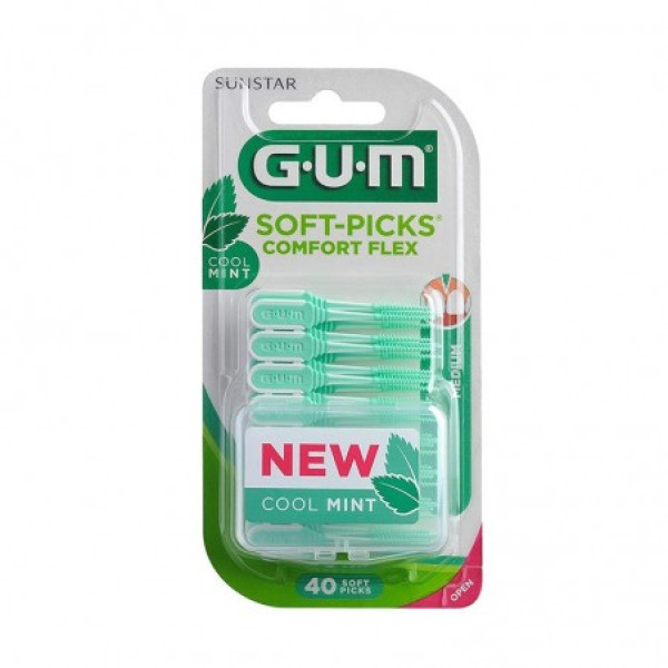 Gum Soft Picks Comfort <mark>F</mark>lex Med Mint X40