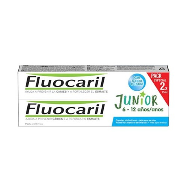 Fluocaril Jr Gel Bubble 75Ml 6/12 Duo
